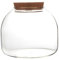 Glasterrarium für Pflanzen, 1600 ml Pflanzenterrarium mit Korkdeckel, Terrariumglas mit großer Öffnung für Mini-Sukkulenten, Landschaftsbau, Blumenarrangements, Bastelsammlungen usw. Fischglasglas