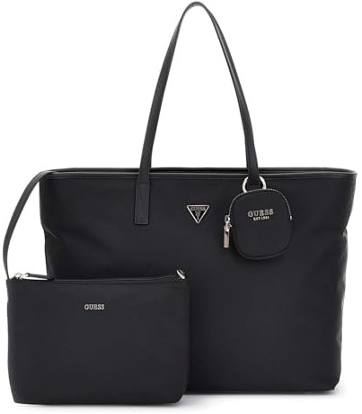 GUESS Eco Gemma Large Tech Tote Bag Black