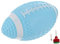 HEMOTON Wasserspielzeug riesiger Strand poolball gefülltes Rugby Blase aufblasbare Bälle Wasserball für aufblasbarer Schwimmball Wasser-Rugby-Ball PVC Sky-Blue