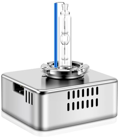 BIHEE D5S Xenon Brenner 8000K Diamond Blaulicht HID Scheinwerferbirnen 35W Scheinwerferlampe Metallstents Base Auto Scheinwerfer Birne Autolampe, 1 Stücke