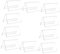 COMNESTBI 10 Pièces Porte Nom Transparent Support de Plaque Murale Double Face pour Table pour Réunions Travail Partagés