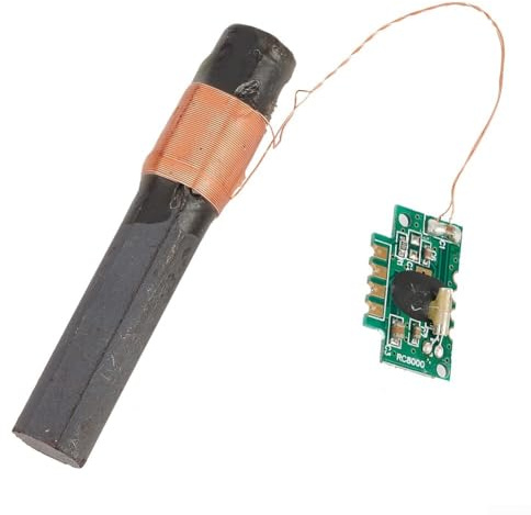 DCF77 Empfängermodul mit High-Q-Antenne, 77,5 KHz Einzelfrequenz-Funkuhr PCB, Low Power 1,1-3,3 V Betrieb, kompakte 22x13,5x1 mm Platine für genauen Zeitsignalempfang