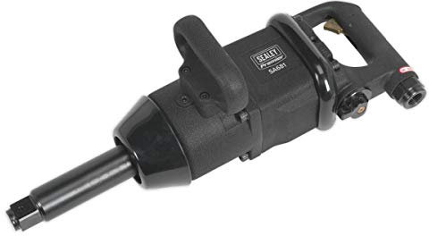 Sealey Sa681 Air Impact Wrench 1In Sq Dr Pin Clutch Straight/Long Anvil