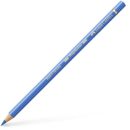 Faber-Castell Art & Graphic Polychromos Colour Pencil, (140), Light Ultramarine, for Art, Craft, Drawing, Sketching, Home, School, University, Colouring