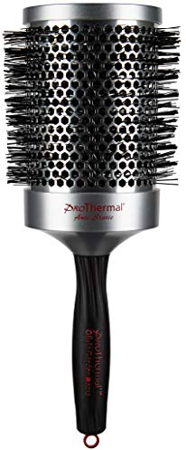 Olivia Garden Rund-Haar-Bürste Pro Thermal T83, für schnelles und schonendes Föhnen und Glätten langer Haare, antistatische Rundbürste mit wärmespeicherndem Aluminium-Körper, 83/105 mm Durchmesser
