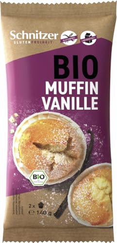 Glutenfreie Bio-Vanille-Muffins