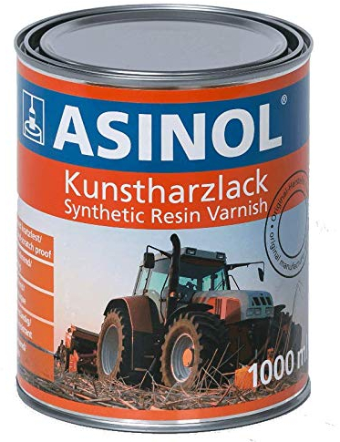 ASINOL AGRIA ORANGE 1.000 ml Kunstharzlack Farbe Lack 1l Liter Dose