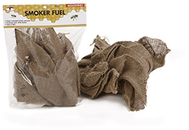 Little Giant® Bee Smoker Fuel | Untreated Burlap Fuel for Beekeeping | Smoke Bee Hive Box
