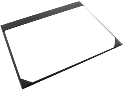 OSCO BKPUDM3 A3-Schreibtischunterlage aus Kunstleder, schwarz
