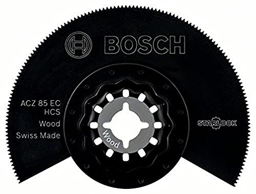 Bosch Home and Garden Professional Segmentsägeblatt (Holz 10 Stück, für Multifunktionswerkzeuge Starlock) ACZ 85 EC 2608664483 Schwarz