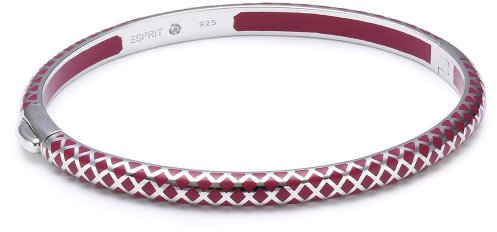 ESPRIT Jewels Damen-Armreif Lattice red 925 Sterlingsilber ca. 60 cm S.ESBA91076B600