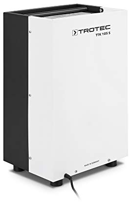 TROTEC Deshumidificador profesional TTK 105 S / 30L / Desagüe 5,2L / Portátil/Para Superficies de 90m² / 225m³ / 520 W/Fabricado en Alemania/Compresor rotativo/Temporizador/Higrostato