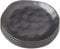 Kare Piatto di design Organic, nero, diametro 20 cm, piatto da colazione, piatto da dessert, stoviglie, ceramica, gres, adatto al microonde, lavabile in lavastoviglie, effetto fatto a mano