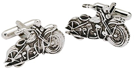 Onyx - Art London Manschettenknöpfe Motorrad Biker Herren