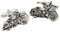 Onyx - Art London Manschettenknöpfe Motorrad Biker Herren