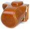 fittings4you Batteriefach Kameratasche Etui kompatibel mit Fujifilm X-T2 kurz Tasche braun CC1716b