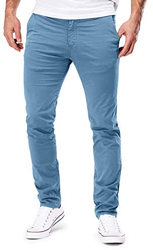 MERISH Chino Hosen Herren Slim Fit Jogger Hose Stretch Neu 401 (31-30, 401 Hellblau)