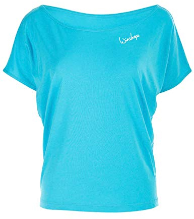 WINSHAPE Damen Ultra Leichtes Modal-kurzarmshirt Mct002 Kurzarmshirt, Sky-blue, L EU