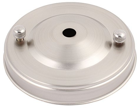 N/A Deckenplatte mit geradem Rand und Untergestell für Anhänger, Beleuchtung, silberfarben, 105 mm x 25 mm W Schraube