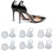 URAQT 6 Paar Absatzschoner Stöckelstulpen Fersenschutz, Absatzschutz High Heel Schutz Protectors für die Schuhe Stiletto Stöckelschuh