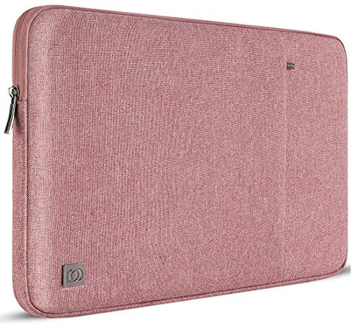 DOMISO 15.6 inch Laptop Sleeve Case Water-Resistant Carrying Bag for 15.6 Lenovo Yoga 730 IdeaPad 530S ThinkPad L580/Lenovo Flex 4 5/ASUS ROG Zephyrus GX501/Dell New Latitude 3590/HP EliteBook, Pink