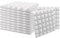 SK Studio Lot de 12 carrés de Panneau Mural Acoustique pyramidale Home Studio Traitement insonorisé Accessoires en Mousse 30x30x2.5cm, blanc