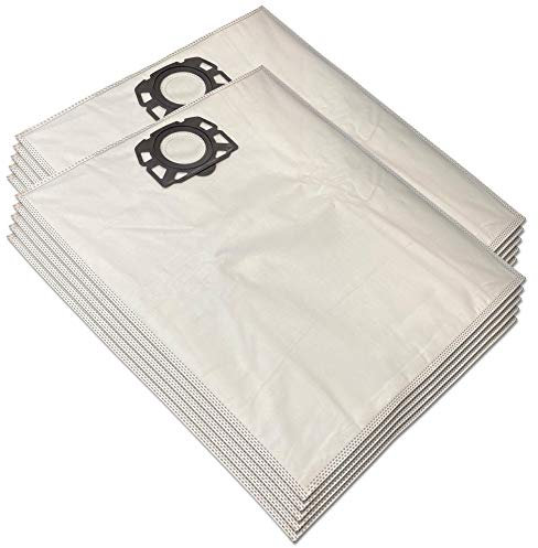 MohMus 10 Premium Sacs Aspirateur pour Kärcher WD 4.000 ... WD 5.999, WD 5.600 MP