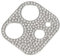 Hemobllo Camera Lens Protector Rhinestone, Bling Crystal Rear Camera Cover - Diamond Lens Protective Ring Sticker Decor Compatible with iPhone 12 Silver