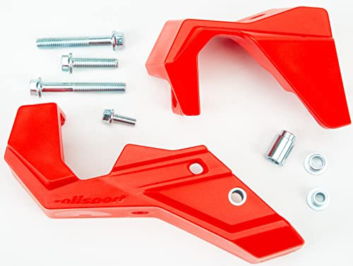 POLISPORT 8156900003 - Unterer Gabelschutz aus schlag- und abriebfestem Polypropylen kompatibel mit Motorrädern BETA in Farbe Rot