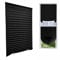 Blackout Blinds Window No Drill Temporary Blinds Black Out Blinds Instant Stick on Blinds for Windows Perfect Easy Fit Blinds,Bedroom Bathroom Kitchen Blinds with Clips,Privacy Protection