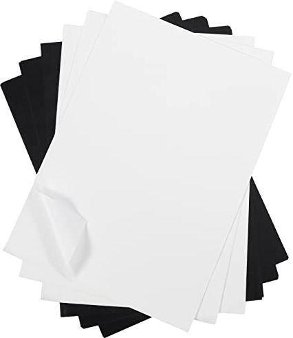 Pinenuts 100 Blatt Kohlepapier Set,A4 Schwarz und Weiß Transferpapier Durchschlagpapier für Holz Papier Leinwand