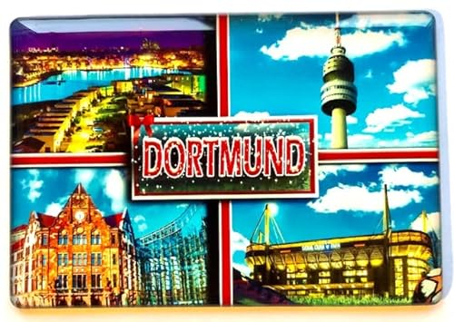 Dortmund Deutschland Kühlschrankmagnet Dortmund Souvenir Dortmund Reiseandenken Dortmund Geschenkartikel Dortmund Magnet