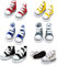 Fnjuucw 6 Paar Mini-Fingerschuhe, realistische Puppenschuhe, Griffbrettschuhe, gemischte Farben, Mini-Skate-Schuhe, kleine Schuhe für Finger, Breakdance 3,5 cm