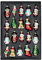 Gisela Graham Ltd Nostalgie Christbaumschmuck 20er Set (20 Stück) Kunststoff & Glas Ornamente für Weihnachten