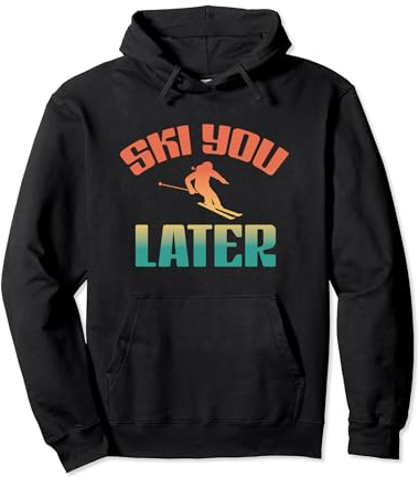 Retro Ski You Later Pullover Hoodie
