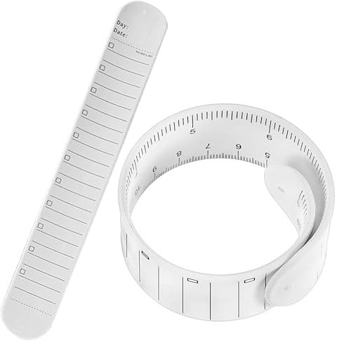 Notes sur les bracelets à claques - Marqueurs de bracelets à claques, identification de la boîte à outils | Dragonne effaçable inscriptible, bracelets à claque inscriptibles, rappel de notes pour poch