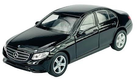 Welly 2016 Mercedes-Benz E-Klasse W213 Schwarz 1/34-1/39 Metall Automodell Die Cast Neu im Karton