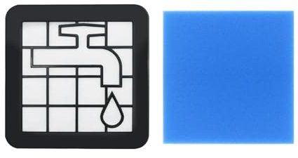 YIKRAOS Brand New And Filtro Compatibile con Philips FC8010/01 FC9331/09 FC9332/09 Power PRO Compact aspirapolvere Parti FC8010 Motore Filtro in Schiuma(2.5mm²)