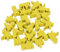 ERINGOGO 20 Stück Brettspiel Schachfiguren Brettspielzubehör Schachbrett Schach Für Brettspiel Schachbrett Schachbrettzubehör Schachersatz Schachzubehör Holz Gelb