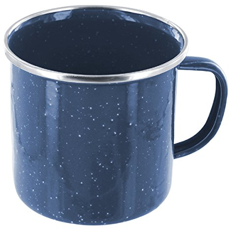 Highlander Deluxe Enamel Mug - Navy