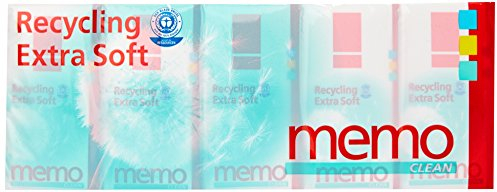 Memo ECO MH1060 Taschentücher, recycelt, 15 Packungen x 10 Stück