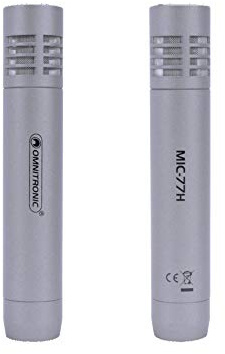 OMNITRONIC MIC 77H Overhead-Schlagzeugmikrofon | Kondensator-Mikrofon für Overhead- und Instrumenten-Abnahme | 1 Stück