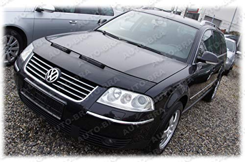 AB-00753 Carbon Auto Bra kompatibel mit VW Passat 3BG B5 GP Bj. 2000-2005 Haubenbra Steinschlagschutz Tuning Bonnet Bra