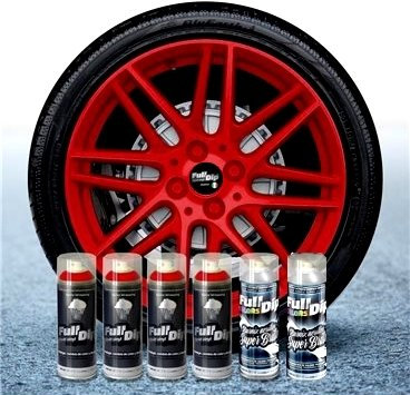 Packung mit 6 Full Dip rot glänzend
