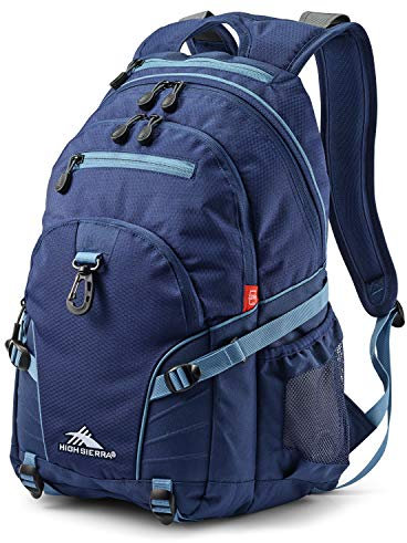 High Sierra Unisex Loop Rucksack, True Navy/Graphite Blue, One Size