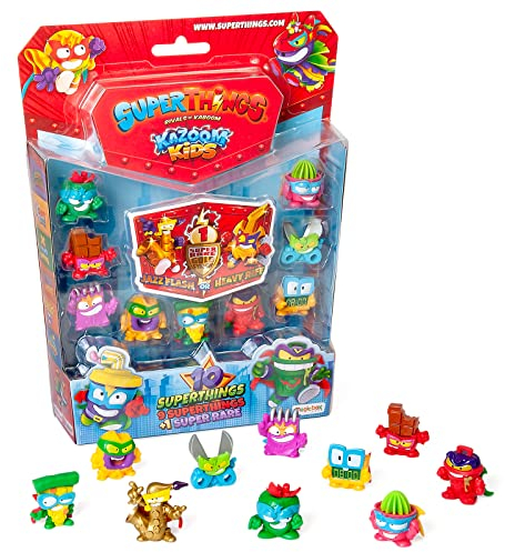 Superzings Kazoom Kids - Blister 10 SuperThings (inkl. 1 Goldführer), PST8B416IN00, Bunt