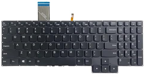 fqparts Replacement Teclado portátil para For Lenovo Ideapad Gaming 3 15IMH05 3-15ACH6 3-15ARH05 3-15IHU6 3 15IHU6 Negro Versión Americana