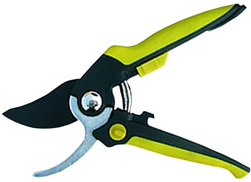 kippen 6080B1 - Forbice per potatura vigna taglio passante, Giallo Nero