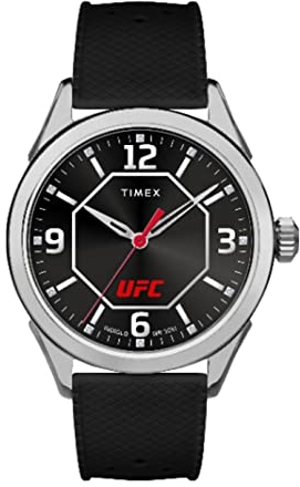 Timex X UFC Athena schwarzes Zifferblatt/schwarzes Silikon TW2V56100