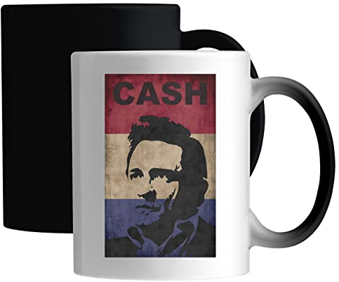 Money John bill coin artist singer famous colors Keramische magische Tasse Weiß